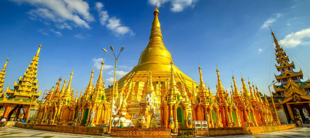 Shwedagon Pagoda In Yangon